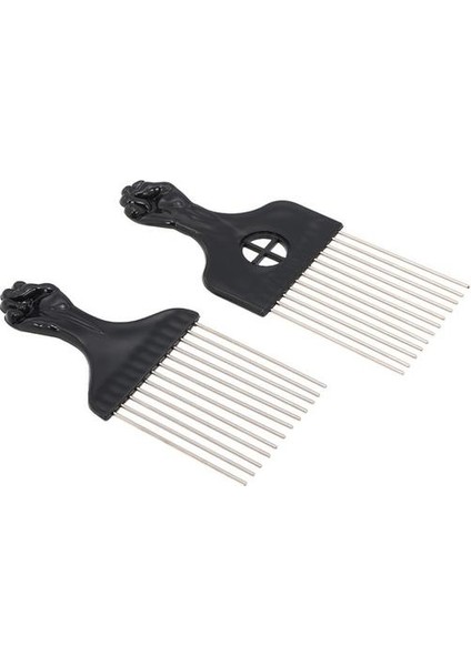 4'lü Siyah Tarak Set Metal Afro Saç Stili Tarak Kıvırcık (Yurt Dışından) modelleri