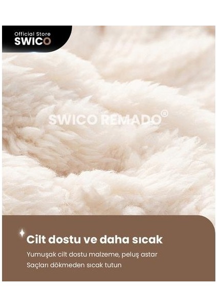 Erkek Kışlık Şapka Takımı - Gri (Yurt Dışından)