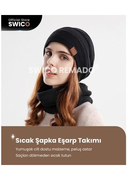 Erkek Kışlık Şapka Takımı - Haki (Yurt Dışından) modelleri
