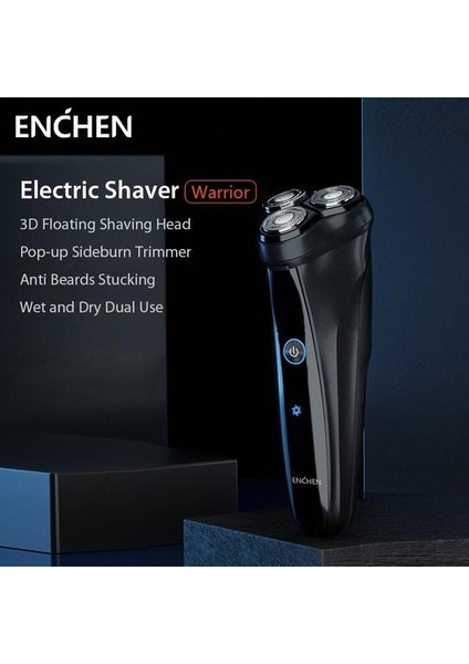 3 Başlıklı Elektrikli Şarj Edilebilir Jilet Tıraş Makinesi (Yurt Dışından)