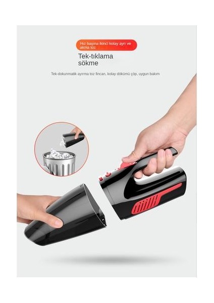 Taşınabilir Araba ve Ev, Islak ve Kuru, Çift Kullanımlı, Hafif, El Tipi Elektrikli Süpürge (Yurt Dışından) fırsatları