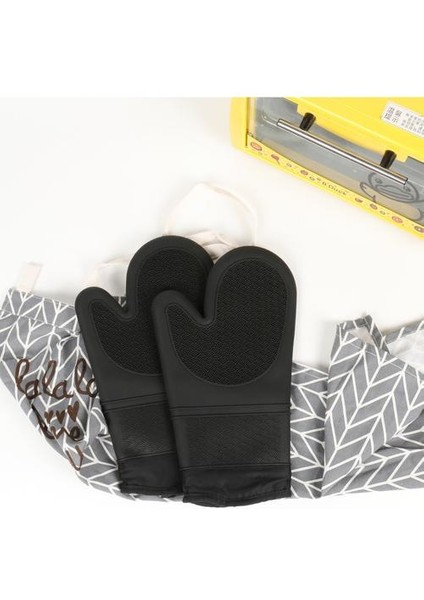 Douler Silikon Su Geçirmez Fırın Eldiveni - Siyah (Yurt Dışından) modelleri