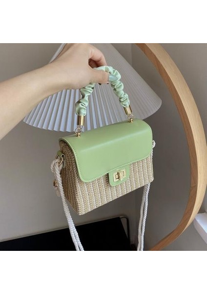 Dokuma Hasır Çanta Sahil Kadın El-Held Crossbody Hasır Çanta (Yurt Dışından) fiyatları