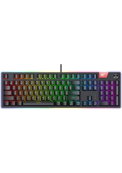 KB862L Kablolu Mekanik Rgb Gaming Klavye Siyah/usb/mekanik/arkadan Aydınlatmalı Rgb