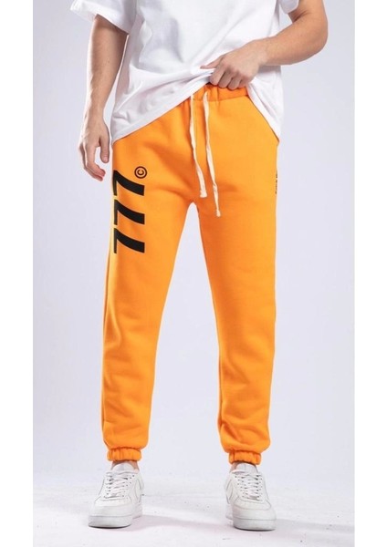 Chatca Erkek 3 Iplik Şardonlu Turuncu Sweatpant