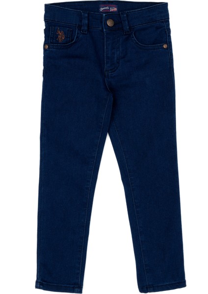 U.S. Polo Assn. Kız Çocuk Lacivert Jean Pantolon 50272329-DN0029