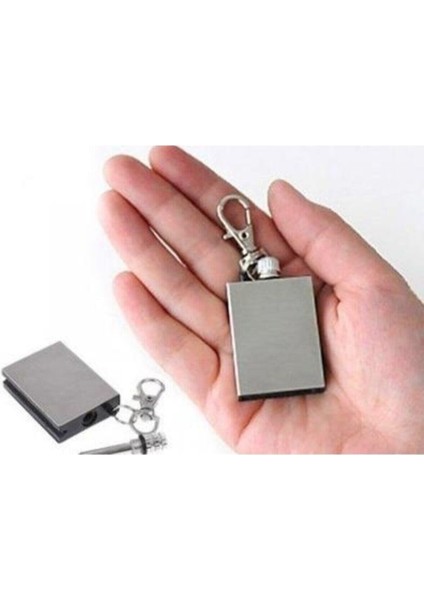 Zippo Benziniyle Çalışan Metal Kibrit Magnezyum Çubuğu Anahtarlık