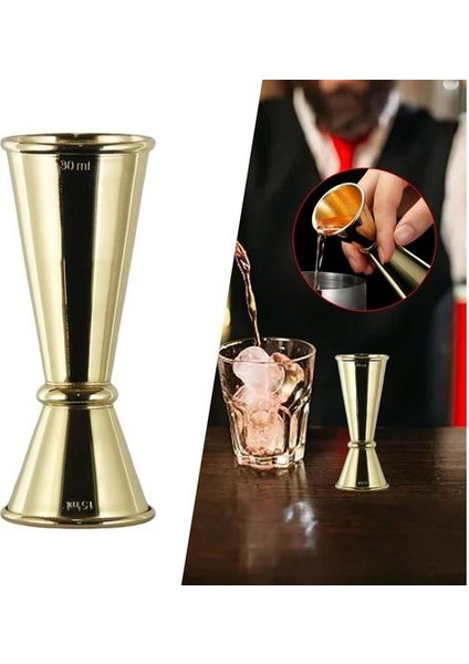 Ölçek Bar ile Kokteyl Camı Essentials Barmen Bayramı Için Için Içecek Karıştırıcı 15 30 (Yurt Dışından)