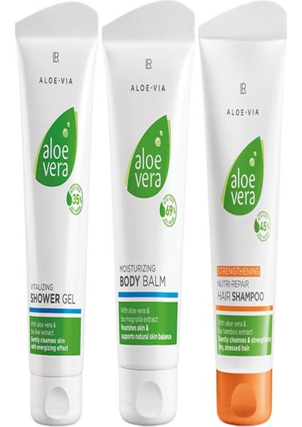 Aloe Vera Saç ve Vücut Bakım Seti