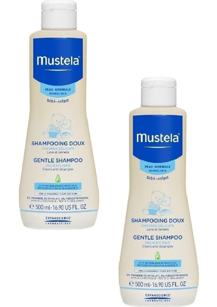 Dünyadan Hediyeler Mustela Gentle Shampoo Bebek Şampuanı 500ml x 2 Adet