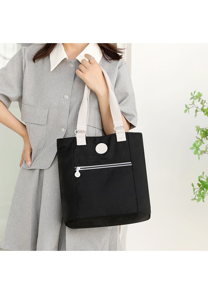 Yeni Moda Trend Omuz Çantası Bayan Japon Basit Büyük Kapasiteli Tite Çanta Su Geçirmez (Yurt Dışından) modelleri