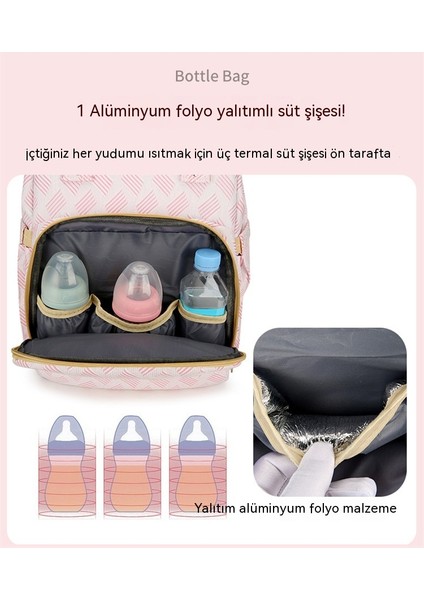 Yeni Katlanır Yatak Anne Bebek Çanta Çok Fonksiyonlu USB Şarj Taşınabilir Bebek Karyolası Anne Çanta Güneşlik Renk Yatak Çantası (Yurt Dışından) fiyatları