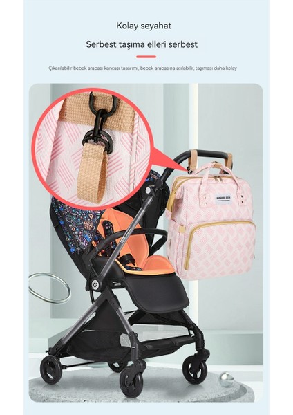 Yeni Katlanır Yatak Anne Bebek Çanta Çok Fonksiyonlu USB Şarj Taşınabilir Bebek Karyolası Anne Çanta Güneşlik Renk Yatak Çantası (Yurt Dışından) fırsatları