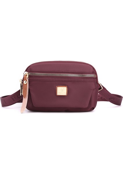 Yeni Bayan Mini Crossbody Çanta Kore Trendy Çok Katlı Cep Telefonu Çanta Omuz Çantası Göğüs Çantası (Yurt Dışından)