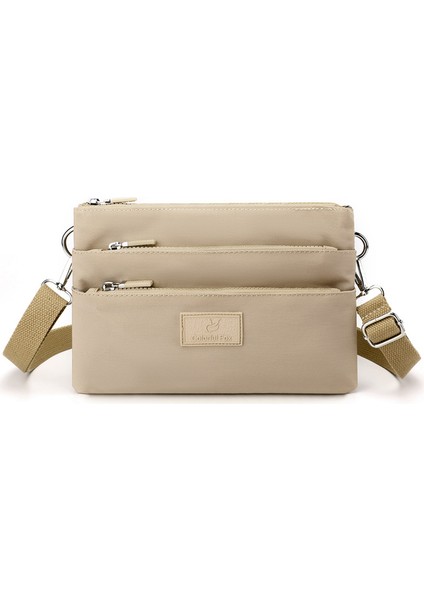 Messenger Çanta Bayan Büyük Kapasiteli Çok Katmanlı Omuz Çantası Japon Basit Vahşi Su Geçirmez Çanta (Yurt Dışından)