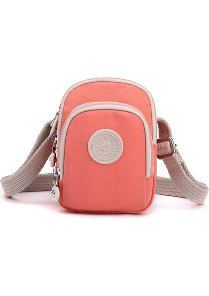 Kadın Cep Telefonu Çantası Japon Tarzı Basit Taşınabilir Para Anahtar Çantası Rahat Omuz Crossbody Çanta (Yurt Dışından)