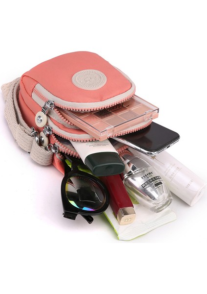 Kadın Cep Telefonu Çantası Japon Tarzı Basit Taşınabilir Para Anahtar Çantası Rahat Omuz Crossbody Çanta (Yurt Dışından) fırsatları