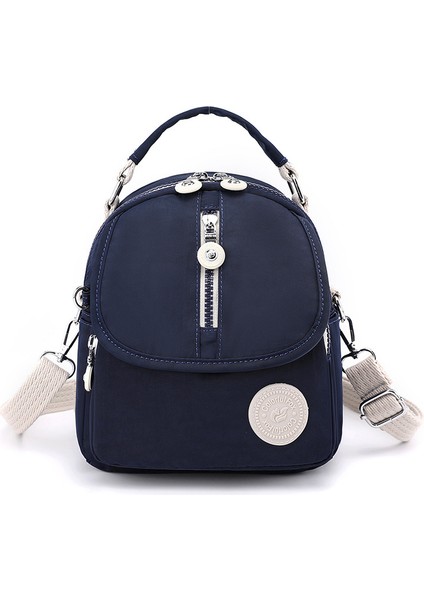 Yeni Bayan Omuz Çantası Japon Basit Çok Fonksiyonlu Sırt Çantası Açık Eğlence Büyük Kapasiteli Moda Çarpma Renk Crossbody Çanta (Yurt Dışından)