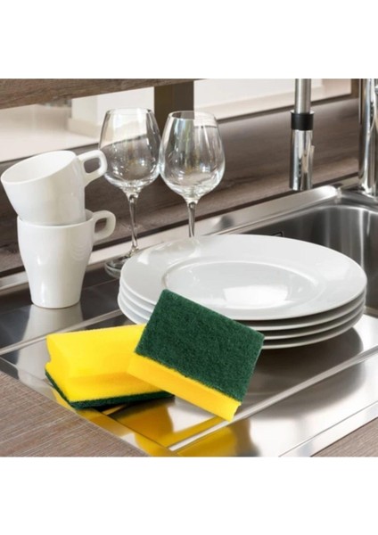 5 Adet Oluklu Bulaşık Süngeri, Temizlik Süngeri fiyatları