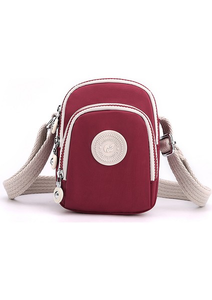 Kadın Cep Telefonu Çantası Japon Tarzı Basit Taşınabilir Para Anahtar Çantası Rahat Omuz Crossbody Çanta (Yurt Dışından)