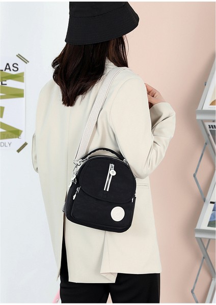 Yeni Bayan Omuz Çantası Japon Basit Çok Fonksiyonlu Sırt Çantası Açık Eğlence Büyük Kapasiteli Moda Çarpma Renk Crossbody Çanta (Yurt Dışından) fiyatları