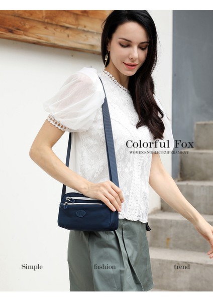 Yeni Bayan Omuz Çantası Avrupa ve Amerikan Moda Trend Crossbody Çanta Hafif Basit Cep Telefonu Çanta Dalları Sırt Çantası (Yurt Dışından) modelleri