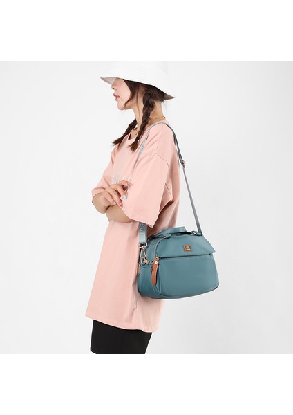 Sonbahar Yeni Büyük Kapasiteli Omuz Çantası Su Geçirmez Naylon Çok Katmanlı Messenger Çanta Kadın Moda Çanta (Yurt Dışından) fiyatları