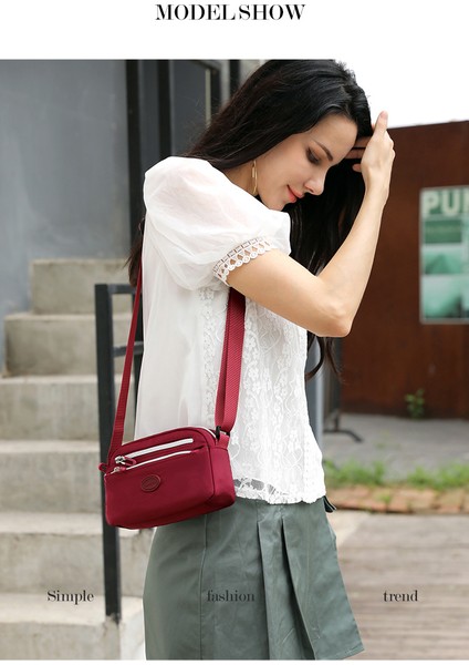 Yeni Bayan Omuz Çantası Avrupa ve Amerikan Moda Trend Crossbody Çanta Hafif Basit Cep Telefonu Çanta Dalları Sırt Çantası (Yurt Dışından)