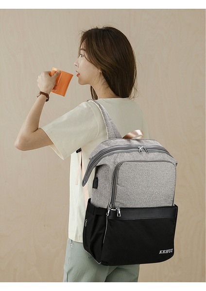 Yeni Anne Çanta Büyük Kapasiteli Çok Fonksiyonlu Anne Çanta USB Şarj Oxford Bez Hafif Anne Bebek Çanta (Yurt Dışından) fiyatları