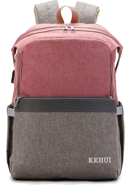 Yeni Anne Çanta Büyük Kapasiteli Çok Fonksiyonlu Anne Çanta USB Şarj Oxford Bez Hafif Anne Bebek Çanta (Yurt Dışından)