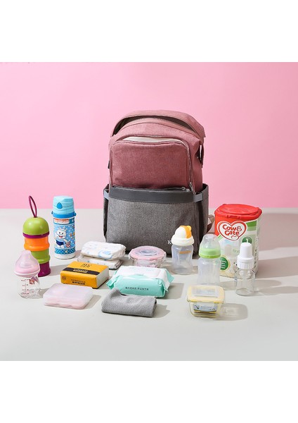 Yeni Anne Çanta Büyük Kapasiteli Çok Fonksiyonlu Anne Çanta USB Şarj Oxford Bez Hafif Anne Bebek Çanta (Yurt Dışından) modelleri