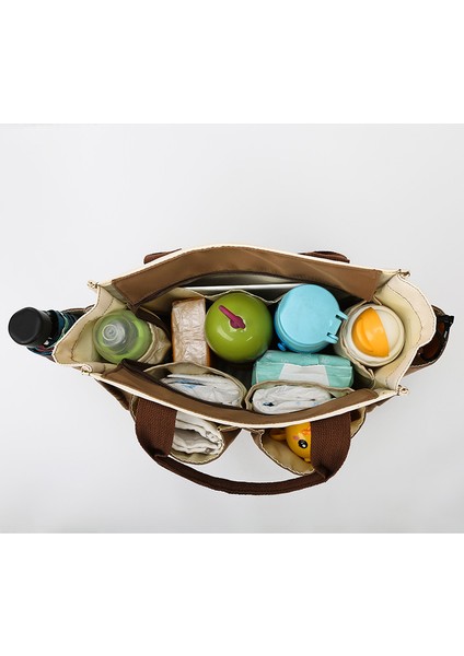 Anne Çantası Yeni Japon ve Kore Taşınabilir Çapraz Çapraz Çok Fonksiyonlu Anne Çantası Işe Gitmek Için Taşınabilir Büyük Kapasiteli Anne Bebek Çantası (Yurt Dışından) modelleri