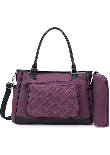 2023 Yeni Anne Çantası Taşınabilir Hafif Anne Çantası Biberon Bebek Bezi (Yurt Dışından)