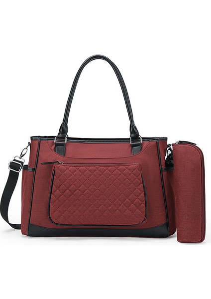 2023 Yeni Anne Çantası Taşınabilir Hafif Anne Çantası Biberon Bebek Bezi (Yurt Dışından)