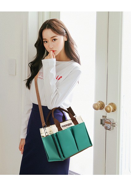 Anne Çantası Yeni Japon ve Kore Taşınabilir Çapraz Çapraz Çok Fonksiyonlu Anne Çantası Işe Gitmek Için Taşınabilir Büyük Kapasiteli Anne Bebek Çantası (Yurt Dışından) fiyatları