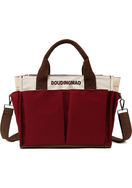 Anne Çantası Yeni Japon ve Kore Taşınabilir Çapraz Çapraz Çok Fonksiyonlu Anne Çantası Işe Gitmek Için Taşınabilir Büyük Kapasiteli Anne Bebek Çantası (Yurt Dışından)