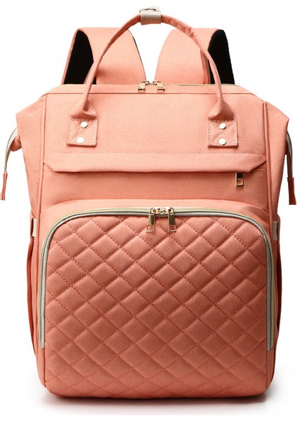 Mumya Çantası Taşınabilir Omuzlar Çok Fonksiyonlu Taşınabilir Süt Saklama Çantası 2023 Yeni Açık Moda Sırt Çantası (Yurt Dışından)