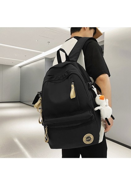 Lise Öğrencisi Okul Çantası Kadın Trendi Kampüs Erkek ve Kadın Sırt Çantası (Yurt Dışından) fiyatları