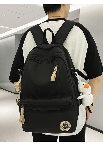 Lise Öğrencisi Okul Çantası Kadın Trendi Kampüs Erkek ve Kadın Sırt Çantası (Yurt Dışından) fırsatları