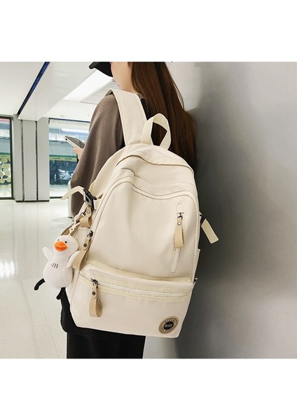 Lise Öğrencisi Okul Çantası Kadın Trendi Kampüs Erkek ve Kadın Sırt Çantası (Yurt Dışından) modelleri