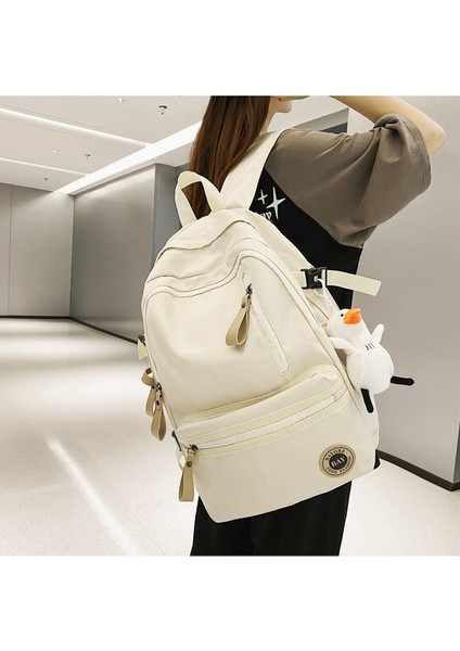 Lise Öğrencisi Okul Çantası Kadın Trendi Kampüs Erkek ve Kadın Sırt Çantası (Yurt Dışından) fırsatları