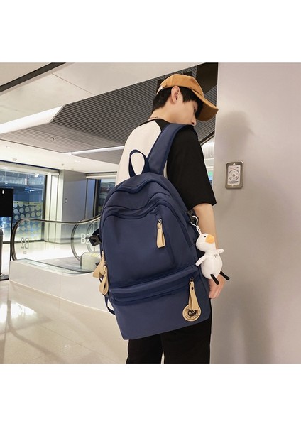 Lise Öğrencisi Okul Çantası Kadın Trendi Kampüs Erkek ve Kadın Sırt Çantası (Yurt Dışından) modelleri