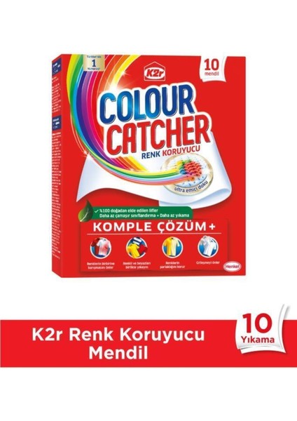 Renk Koruyucu Mendil 3 x 10'lu Paket (30 Yıkama)