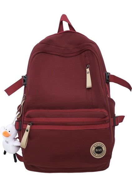 Lise Öğrencisi Okul Çantası Kadın Trendi Kampüs Erkek ve Kadın Sırt Çantası (Yurt Dışından)