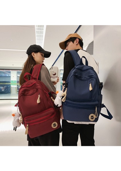 Lise Öğrencisi Okul Çantası Kadın Trendi Kampüs Erkek ve Kadın Sırt Çantası (Yurt Dışından) fiyatları