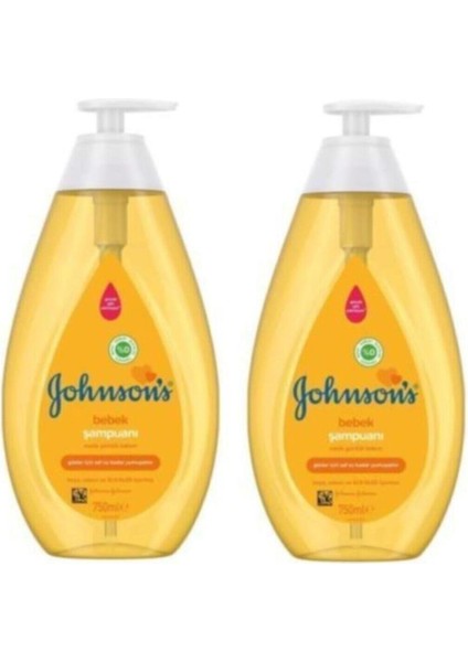 & Johnson Şampuan 750 ml Bebek Şampuanı x 2 Adet