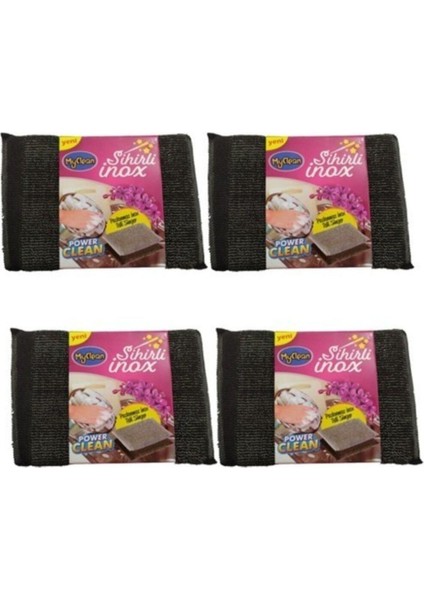 Sihirli Inox Paslanmaz Telli Sünger 4 Adet