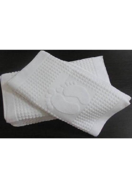 Beyaz 2 Adet Ayak Havlusu Winter Havlu