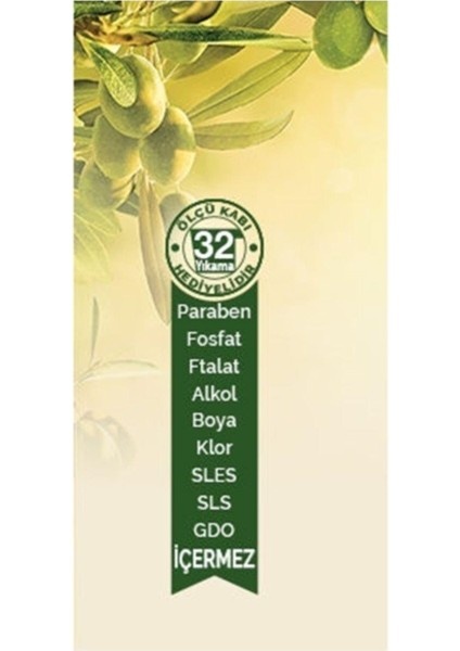 Granül Matik Doğal Zeytin Mucizesi 1 kg 2 x 32 64 Yıkama