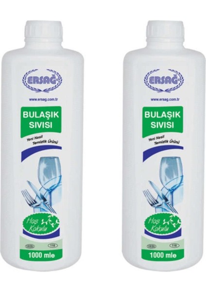 Hoş Kokulu Bulaşık Sıvısı 1000 Ml. * 2 Adet